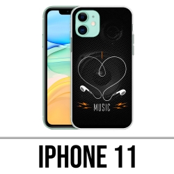 Coque iPhone 11 - I Love Music