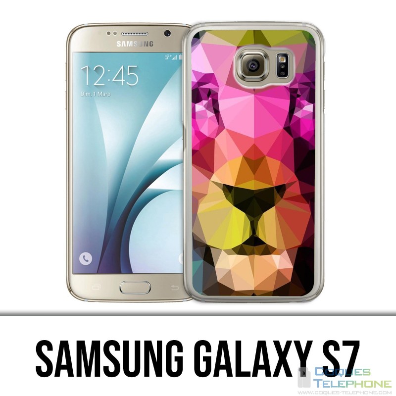 Samsung Galaxy S7 Case - Geometric Lion
