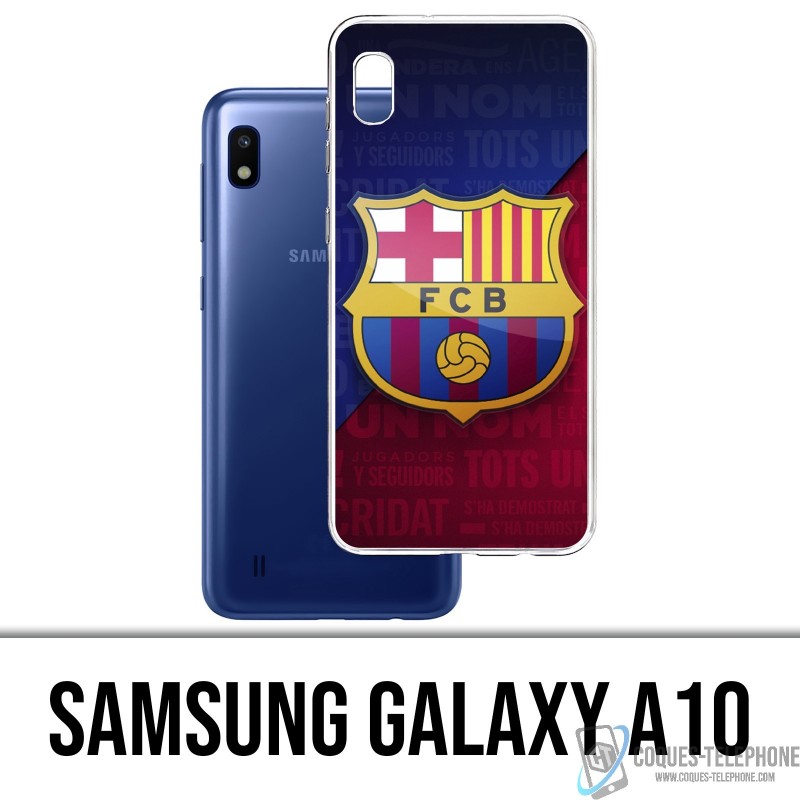 Coque Samsung Galaxy A10 - Football Fc Barcelone Logo