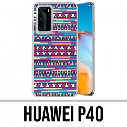 Huawei P40 Case - Pink Aztec