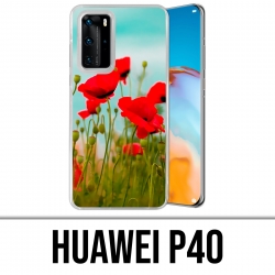 Huawei P40 Case - Poppies 2
