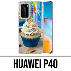 Huawei P40 Case - Blue Cupcake