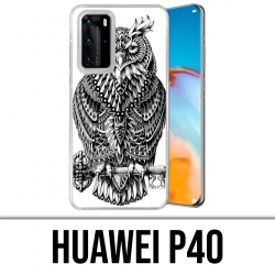 Huawei P40 Case - Aztec Owl