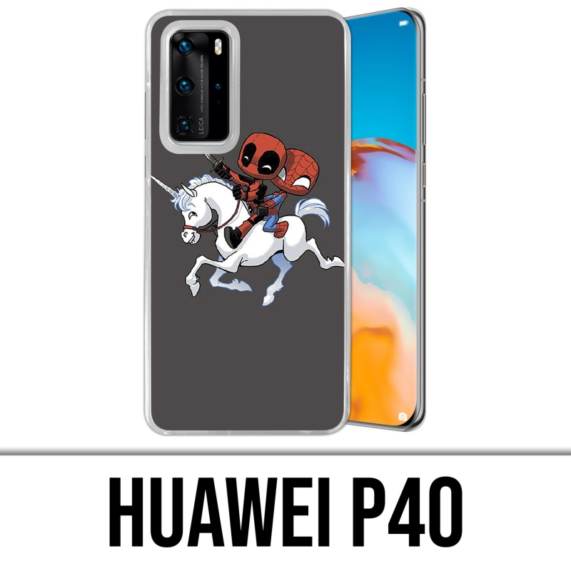 Huawei P40 Case - Unicorn Deadpool Spiderman