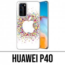 Huawei P40 Case - Multicolor Apple Logo