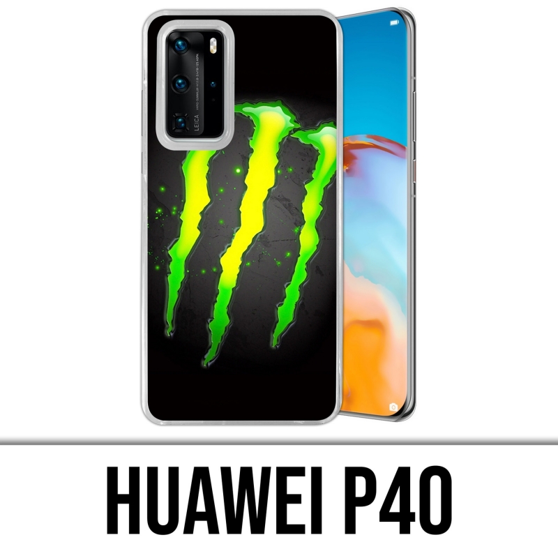 Huawei P40 Case - Monster Energy Logo Glow