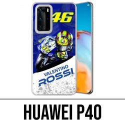 Huawei P40 Case - Motogp Rossi Cartoon 2