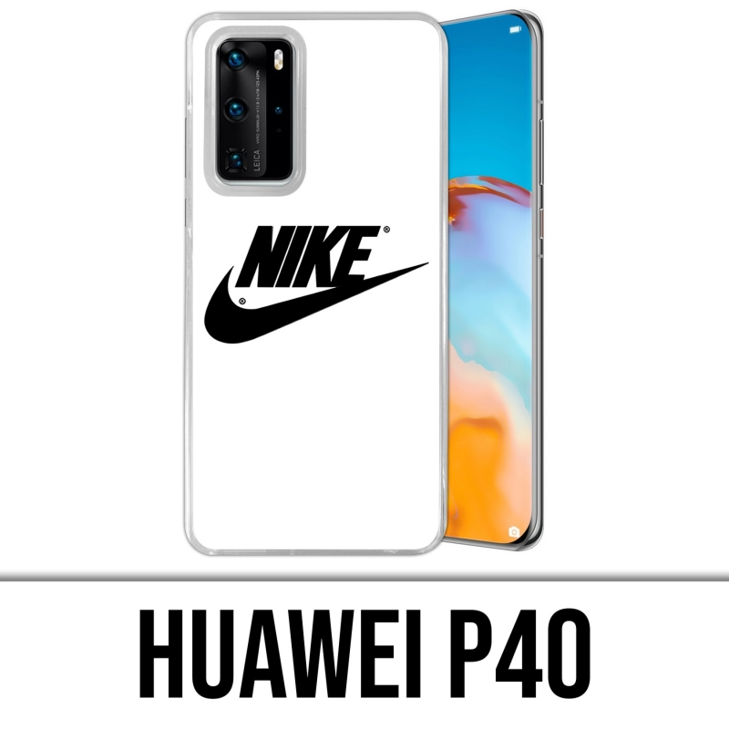 Huawei P40 Case - Nike Logo White