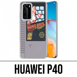 Huawei P40 Case - Nintendo Nes Mario Bros cartridge