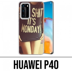 Huawei P40 Case - Oh Shit Monday Girl