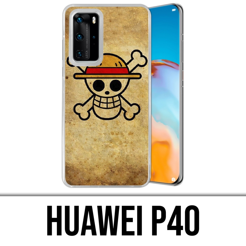 Huawei P40 Case - One Piece Vintage Logo