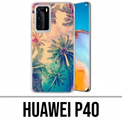 Huawei P40 Case - Palm Trees