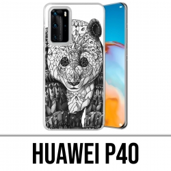 Huawei P40 Case - Panda Aztec