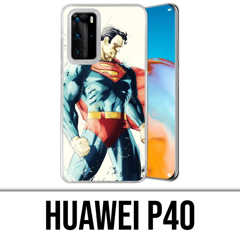 Huawei P40 Case - Superman Paintart