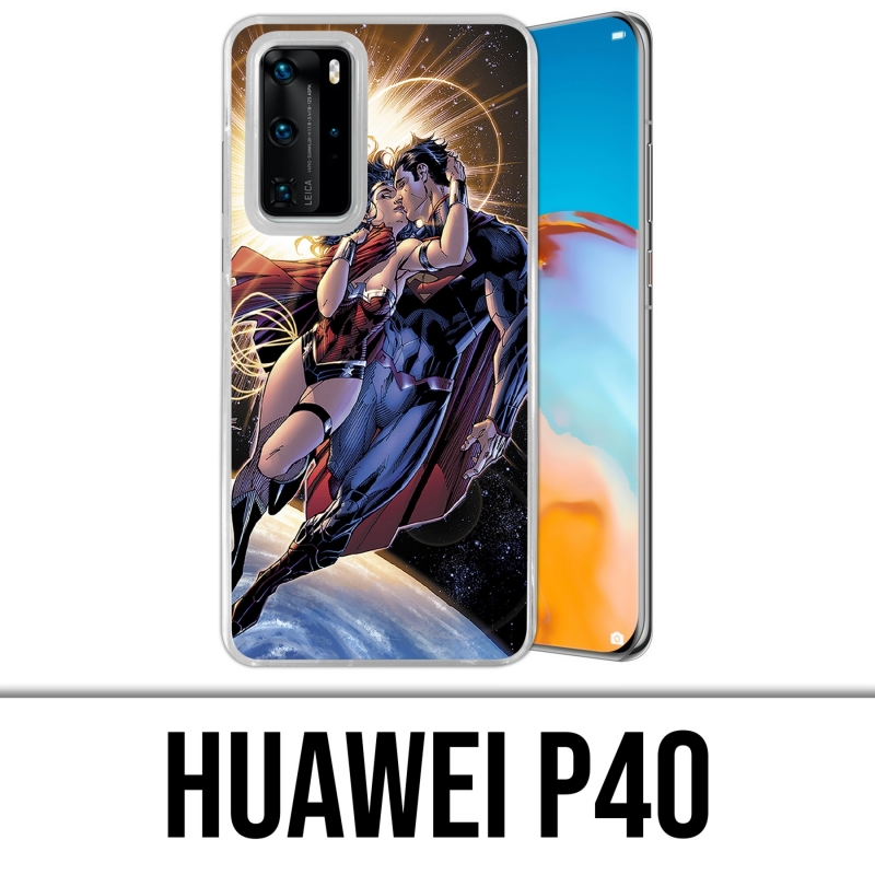 Huawei P40 Case - Superman Wonderwoman