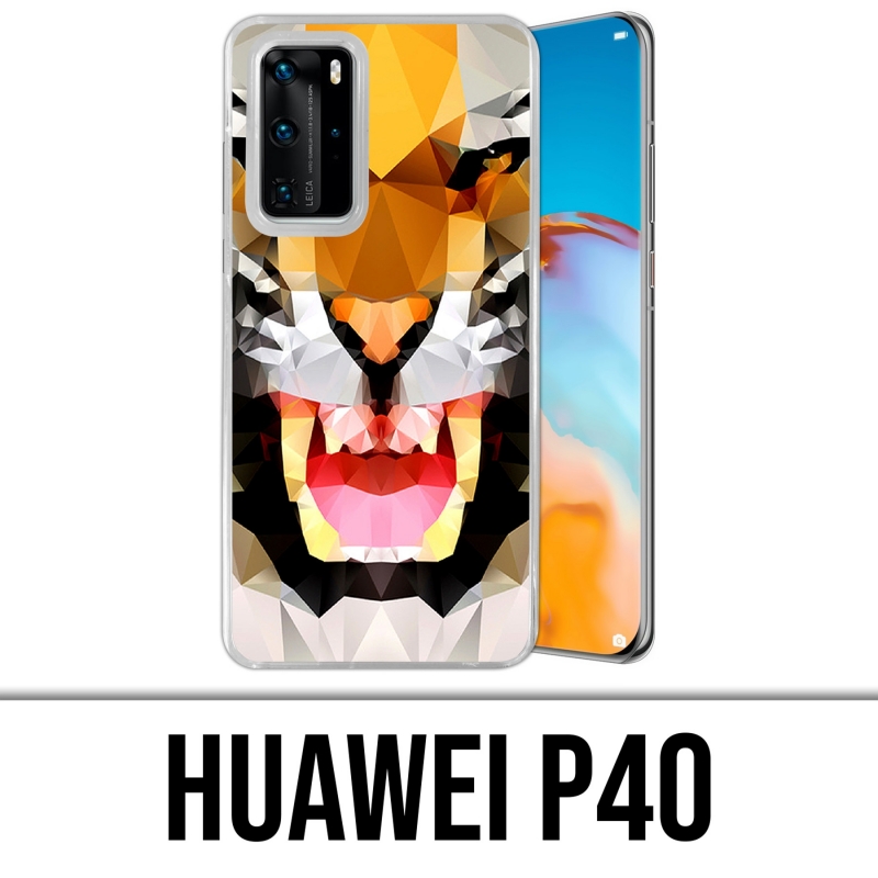 Huawei P40 Case - Geometric Tiger