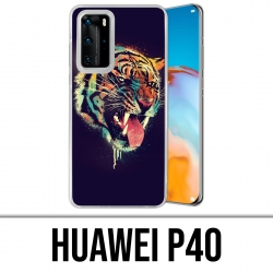 Huawei P40 Case - Paint Tiger