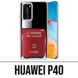 Huawei P40 Case - Paris Red Varnish