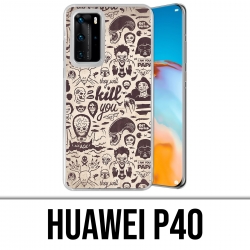 Huawei P40 Case - Naughty...