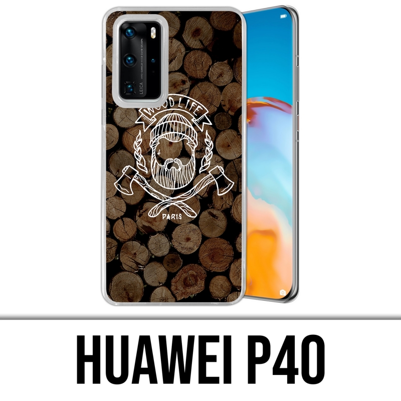 Huawei P40 Case - Wood Life