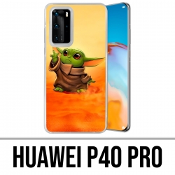 Huawei P40 PRO Case - Star Wars Baby Yoda Fanart