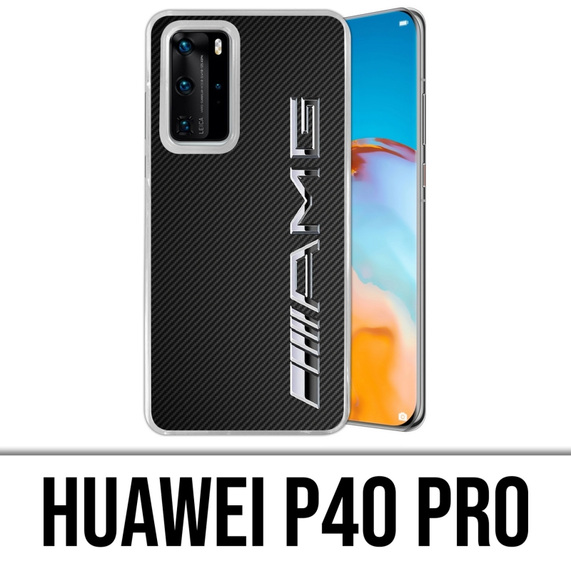 Huawei P40 PRO Case - Amg Carbon Logo