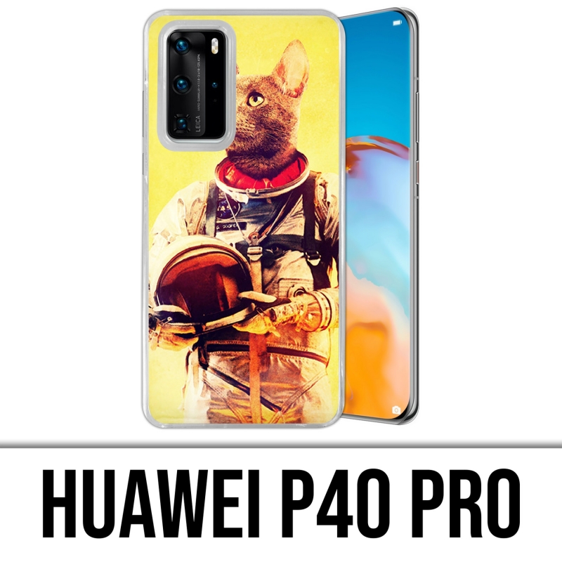 Huawei P40 PRO Case - Animal Astronaut Cat