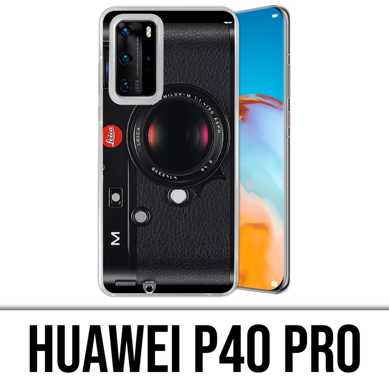 Huawei P40 PRO Case - Vintage Camera Black