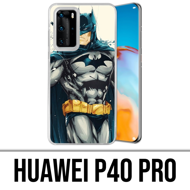 Huawei P40 PRO Case - Batman Paint Art