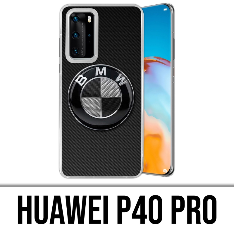 Huawei P40 PRO Case - Bmw Logo Carbon