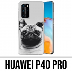 Huawei P40 PRO Case - Pug Dog Ears