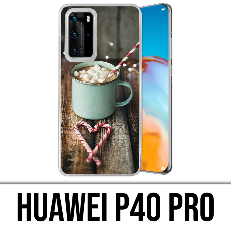 Huawei P40 PRO Case - Hot Chocolate Marshmallow