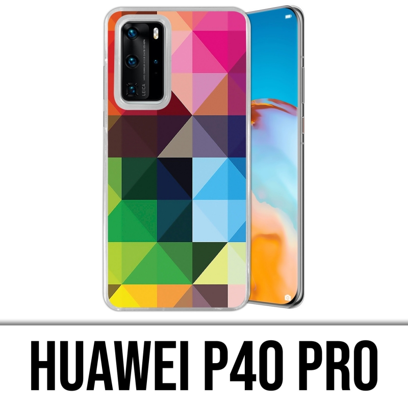 Huawei P40 PRO Case - Cubes-Multicolors