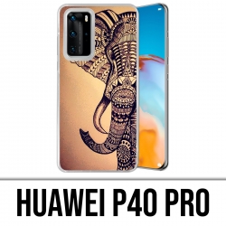 Huawei P40 PRO Case - Vintage Aztec Elephant