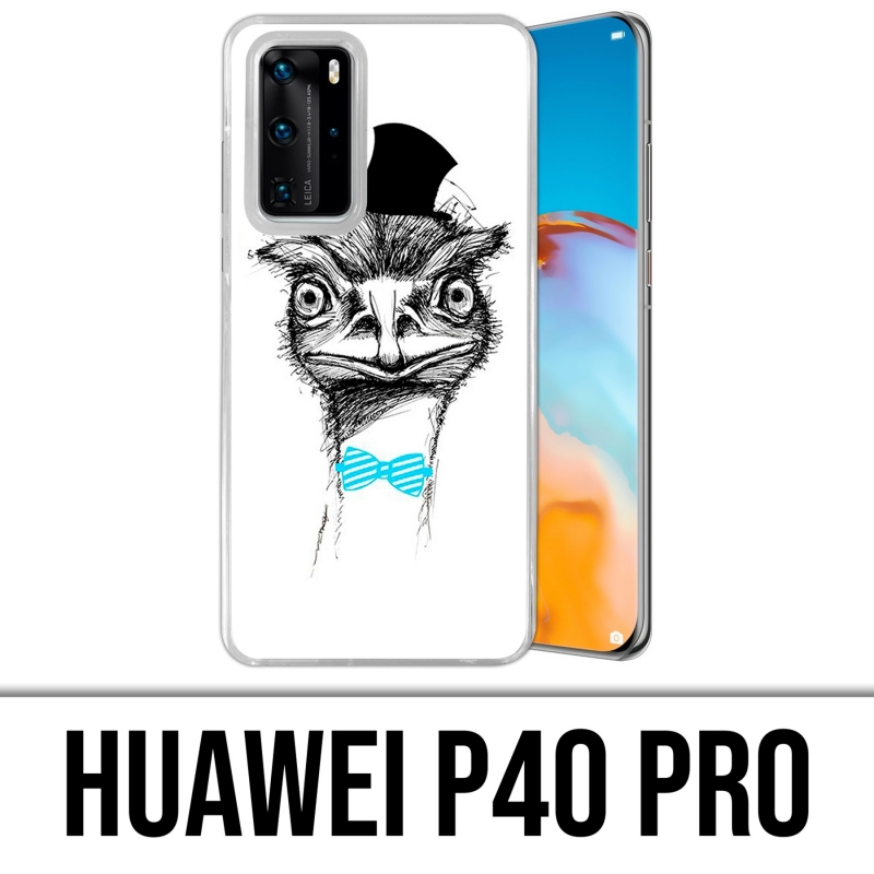 Huawei P40 PRO Case - Funny Ostrich