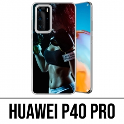 Huawei P40 PRO Case - Girl Boxe