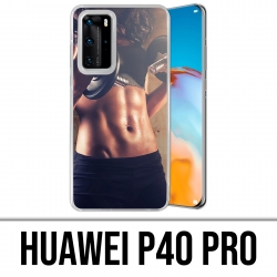 Huawei P40 PRO Case - Girl Musculation