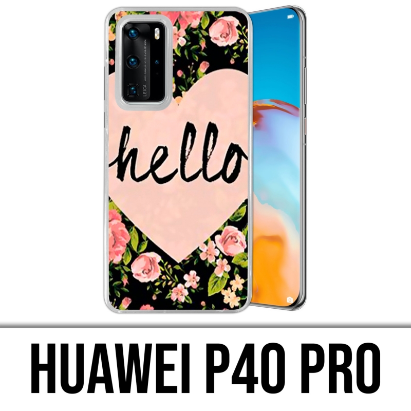 Huawei P40 PRO Case - Hello Pink Heart