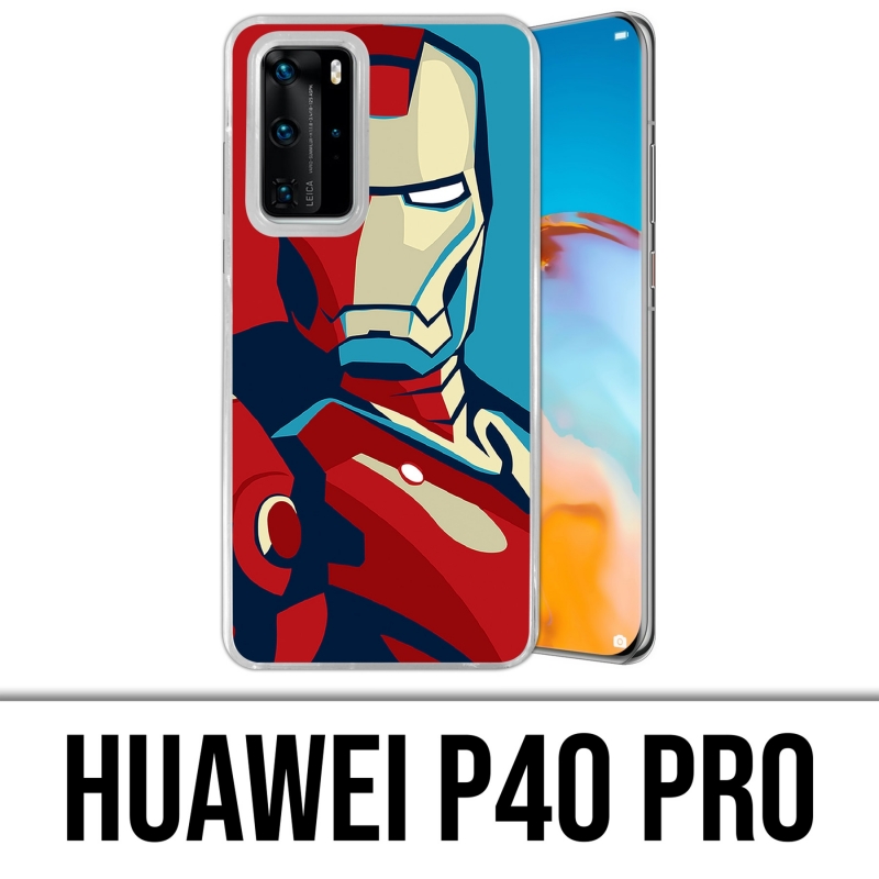 Huawei P40 PRO Case - Iron Man Design Poster