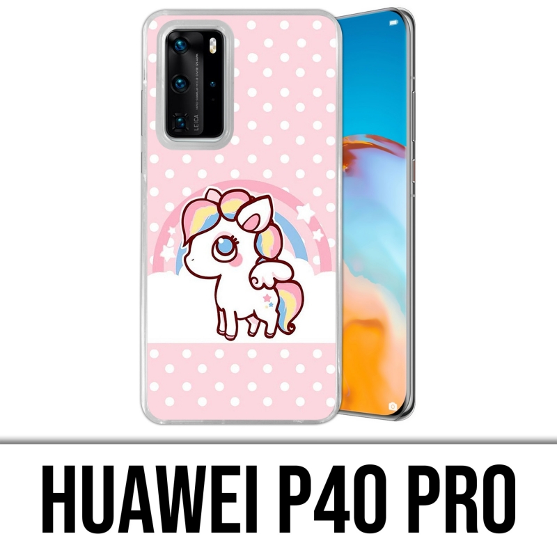 Huawei P40 PRO Case - Kawaii Unicorn