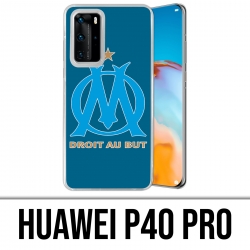 Huawei P40 PRO Case - Om Marseille Logo Big Blue Background