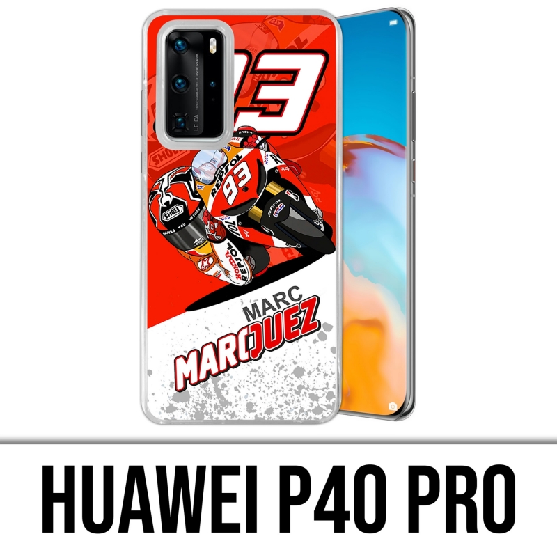 Huawei P40 PRO Case - Marquez Cartoon