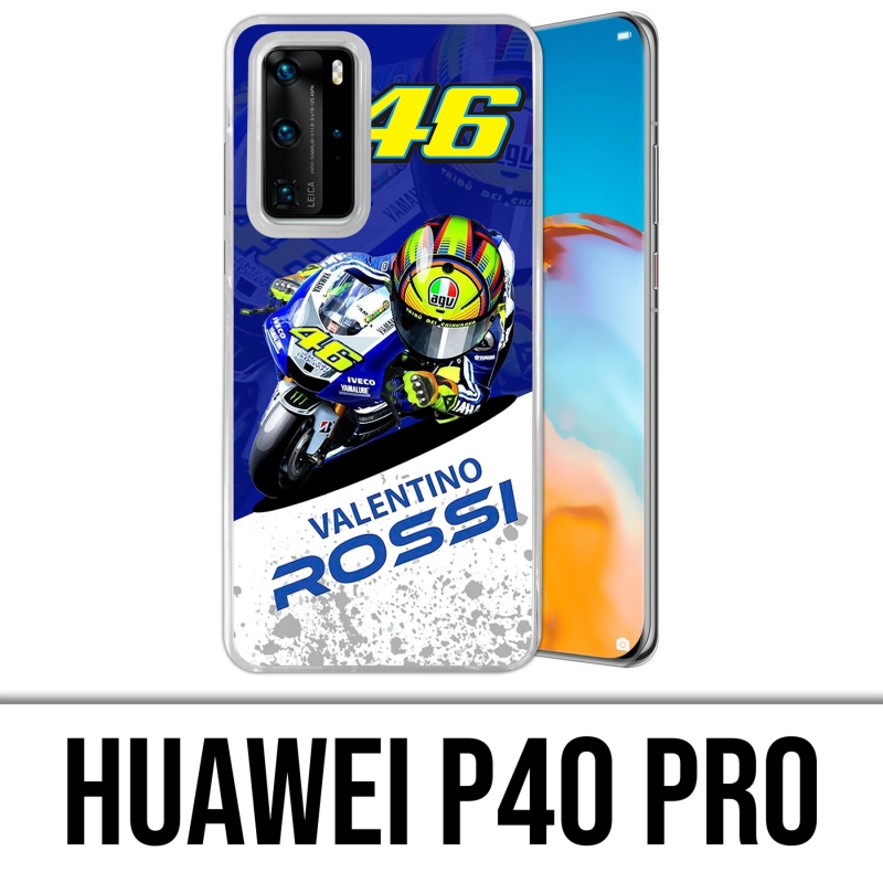 Huawei P40 PRO Case - Motogp Rossi Cartoon 2