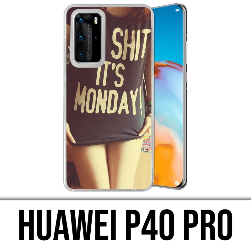 Huawei P40 PRO Case - Oh Shit Monday Girl