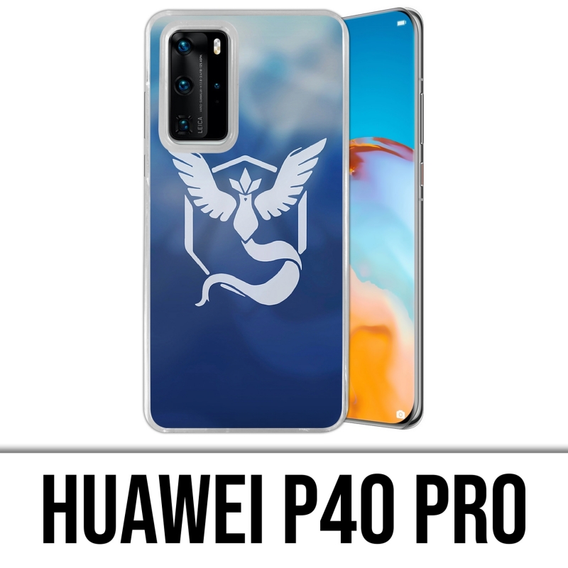Huawei P40 PRO Case - Pokémon Go Team Blue Grunge