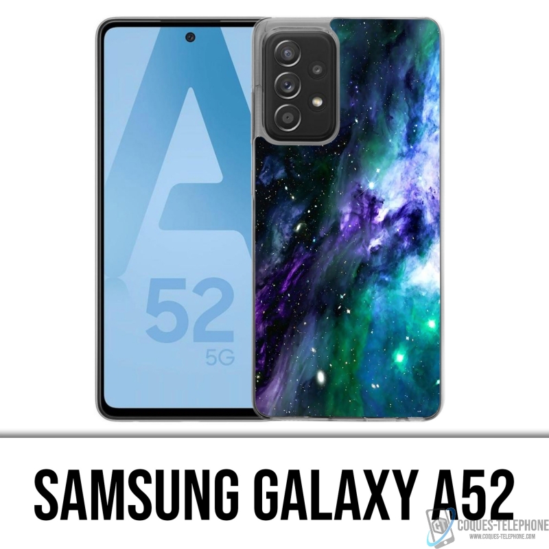 Coque Samsung Galaxy A52 - Galaxie Bleu