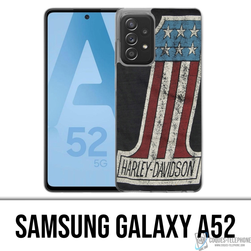Coque Samsung Galaxy A52 - Harley Davidson Logo 1