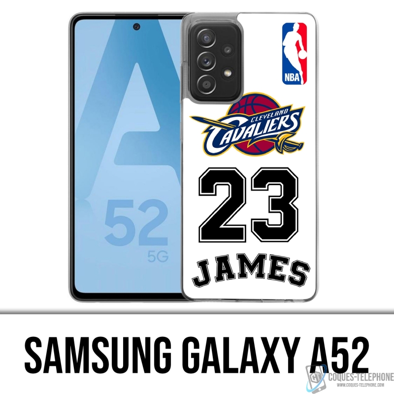 Coque Samsung Galaxy A52 - Lebron James Blanc