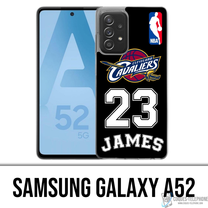 Coque Samsung Galaxy A52 - Lebron James Noir