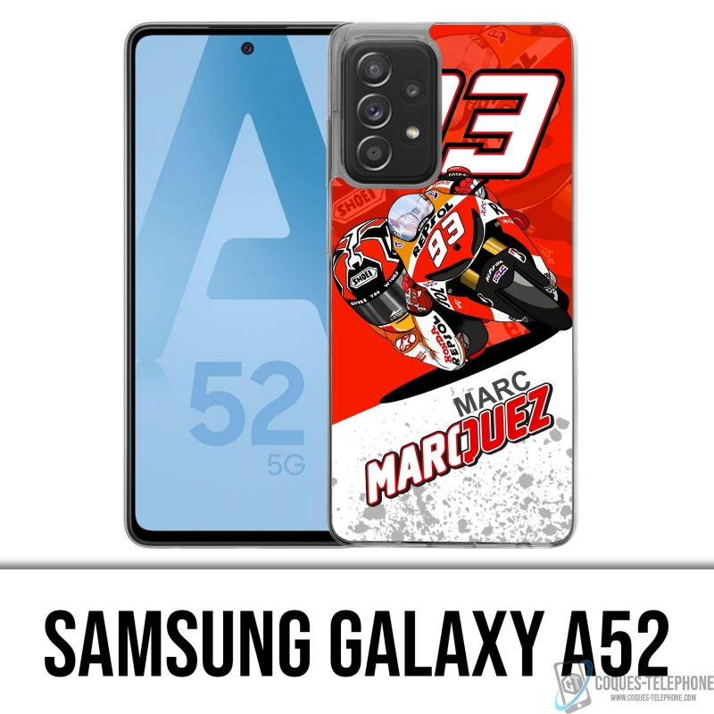 Coque Samsung Galaxy A52 - Marquez Cartoon